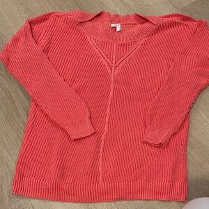 Maurices Coral V-Neck Sweater